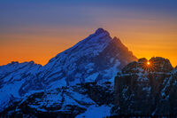 Mountain Sunstar print