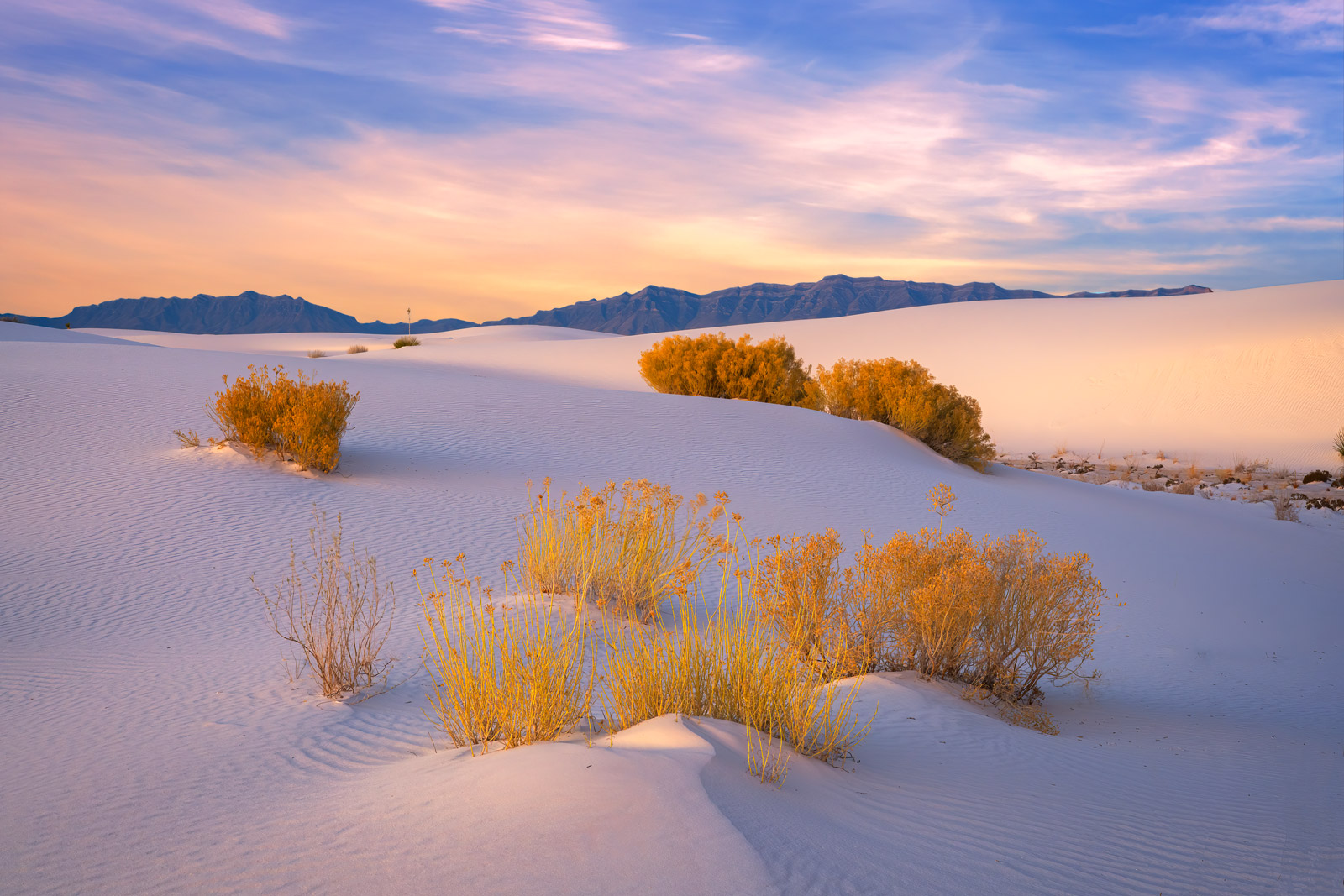 Sunrise Color Over Dunes White Sands Natl Park Photo Fine Art Prints Sunrise Color Over Dunes White Sands Natl Park Photo Fine Art Prints