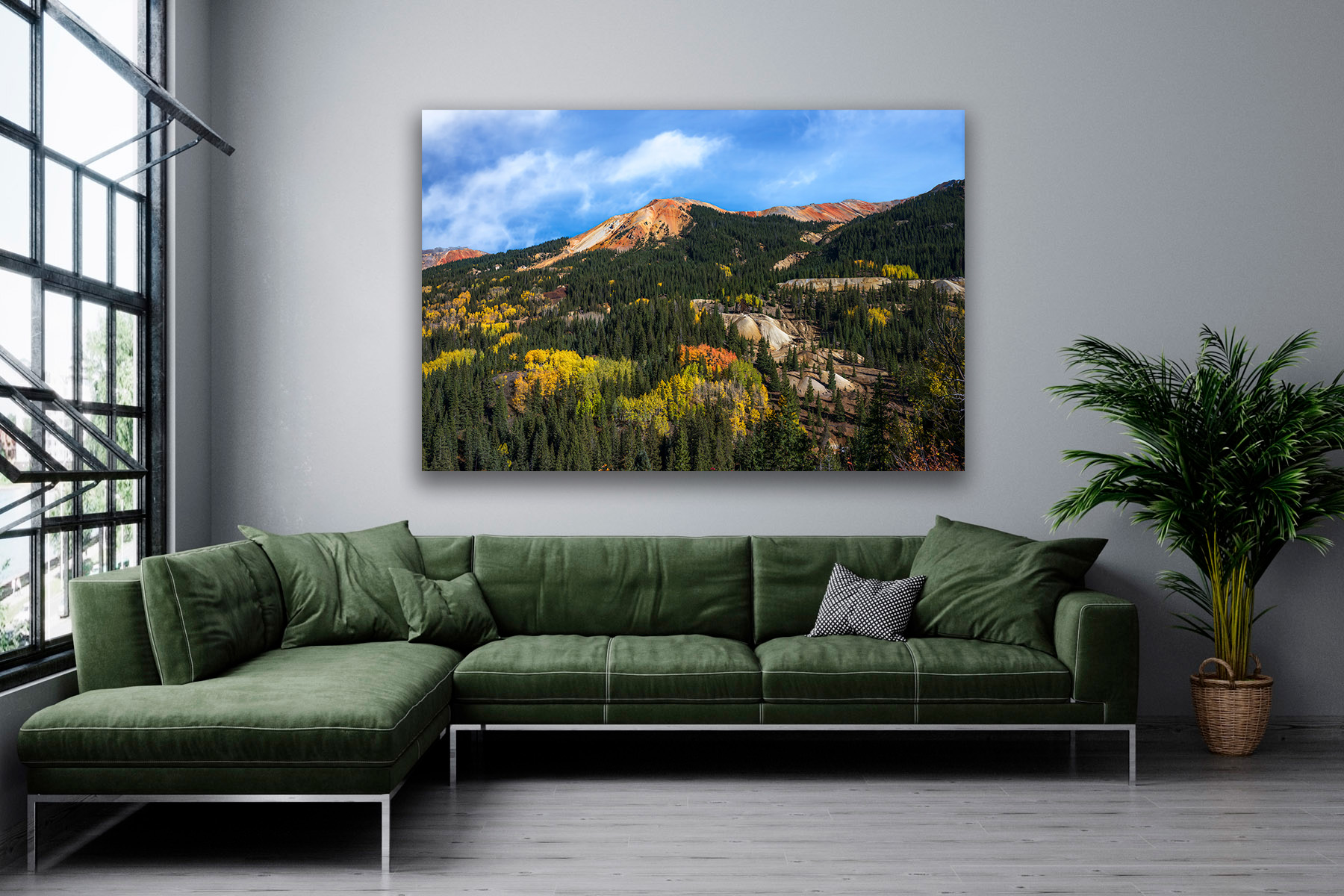 Colorado Wall Art of Red Mountain in Southwest Colorado